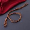 1pc DIY Hand-knitted Necklace Cord Empty Stone Holder Crystal Necklace Holder Braided Necklace Cord