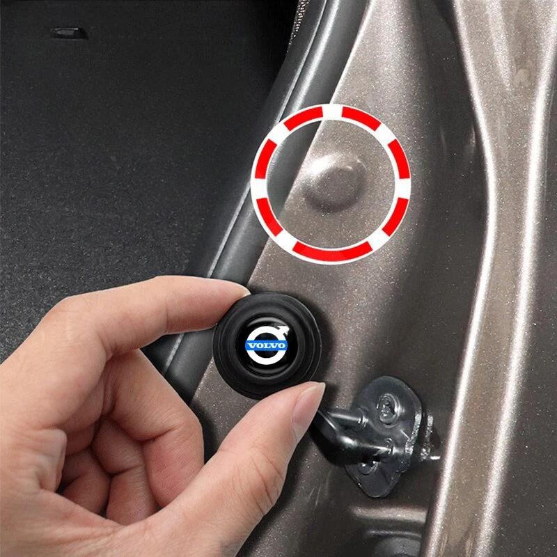 For Volvo Car Door Anti-shock Silicone Pad Anti-collision Soundproof Shock For XC60 S60 S80 XC90 V60 XC40 C40 S40 Accessories