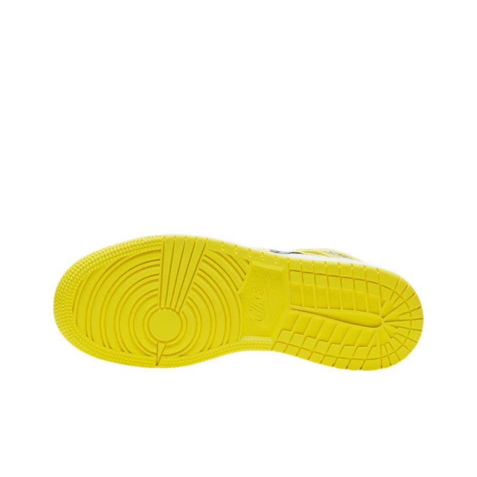 Nové Jordan 1 Mid Dynamic Yellow Floral GS AV5174-700