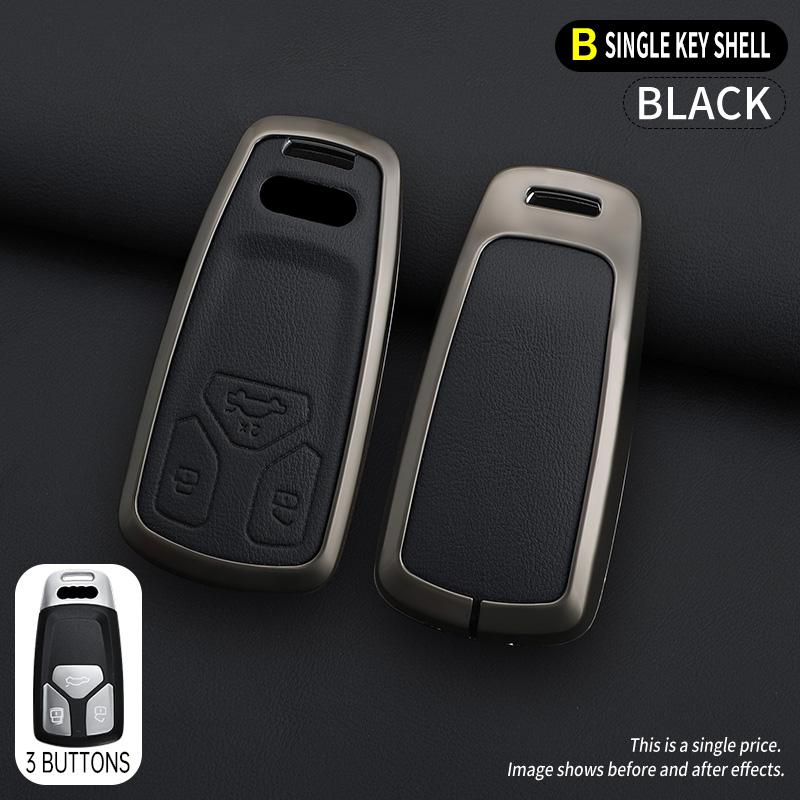 Car Key Case Holder Cover for Q3 Q5 Q8 Q7 Sline C5 C8 A4 B6 B7 B8 B9 TT 80 S6 A1A4 B8 A5 A6 A7 A8 D5 TT 8P 8L Accessories