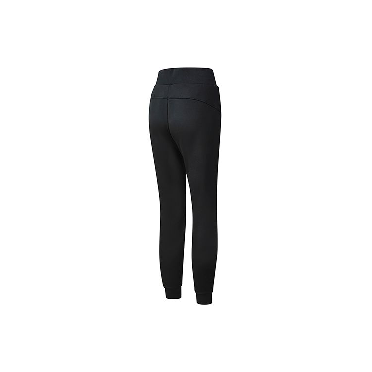 FILA Basic Cuffed Solid Color Running Knit Pants Women pants Deep-Black A11W242604FBK