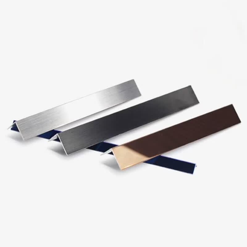 304 Stainless Steel Self-Adhesive Corner Guard Strip 2.4 meters