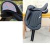 Leder Dressursattel Monosattelblatt mit wechselbaren Kopfeisen – Elegantes Cantle-Design