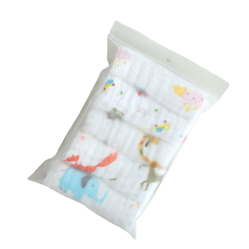 5Pcs/lot 6 Layers Cotton Soft Baby Towels Baby Face Towel Handkerchief Bathing Feeding Face Washcloth Wipe Burp Cloth