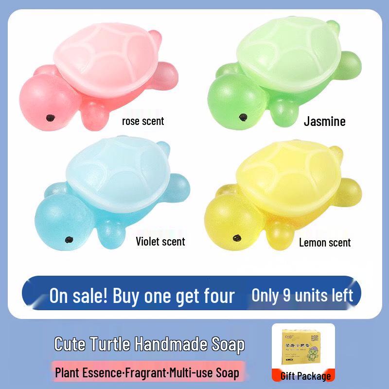 Adorable Handmade Baby Turtle Soap - Fruity Scented for Infants & Kids