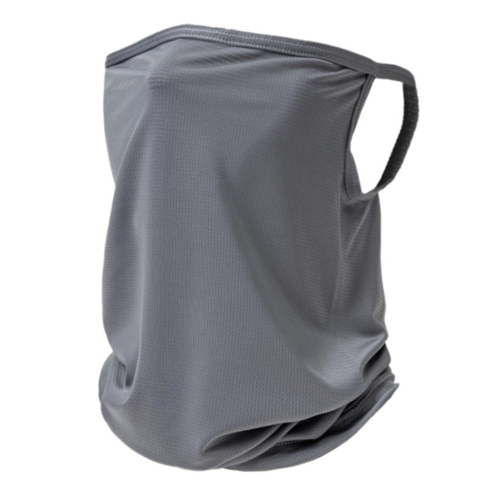

Breathable Full Face Mask Anti-UV Neck Gaiter New Sunscreen Mask Outdoor Sports темно-сірий колір