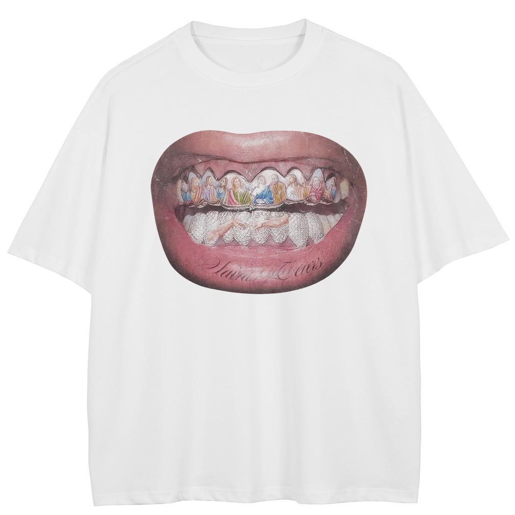 

Уличная футболка с забавным рисунком, хлопковая футболка, топы унисекс, футболки, летняя футболка с короткими рукавами M белый