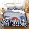MILGRAM Luxury Bedding Set Japan Anime Cartoon Duvet Cover Set Comforter Bedspread Linen Twin Single Size Printed Home Textile