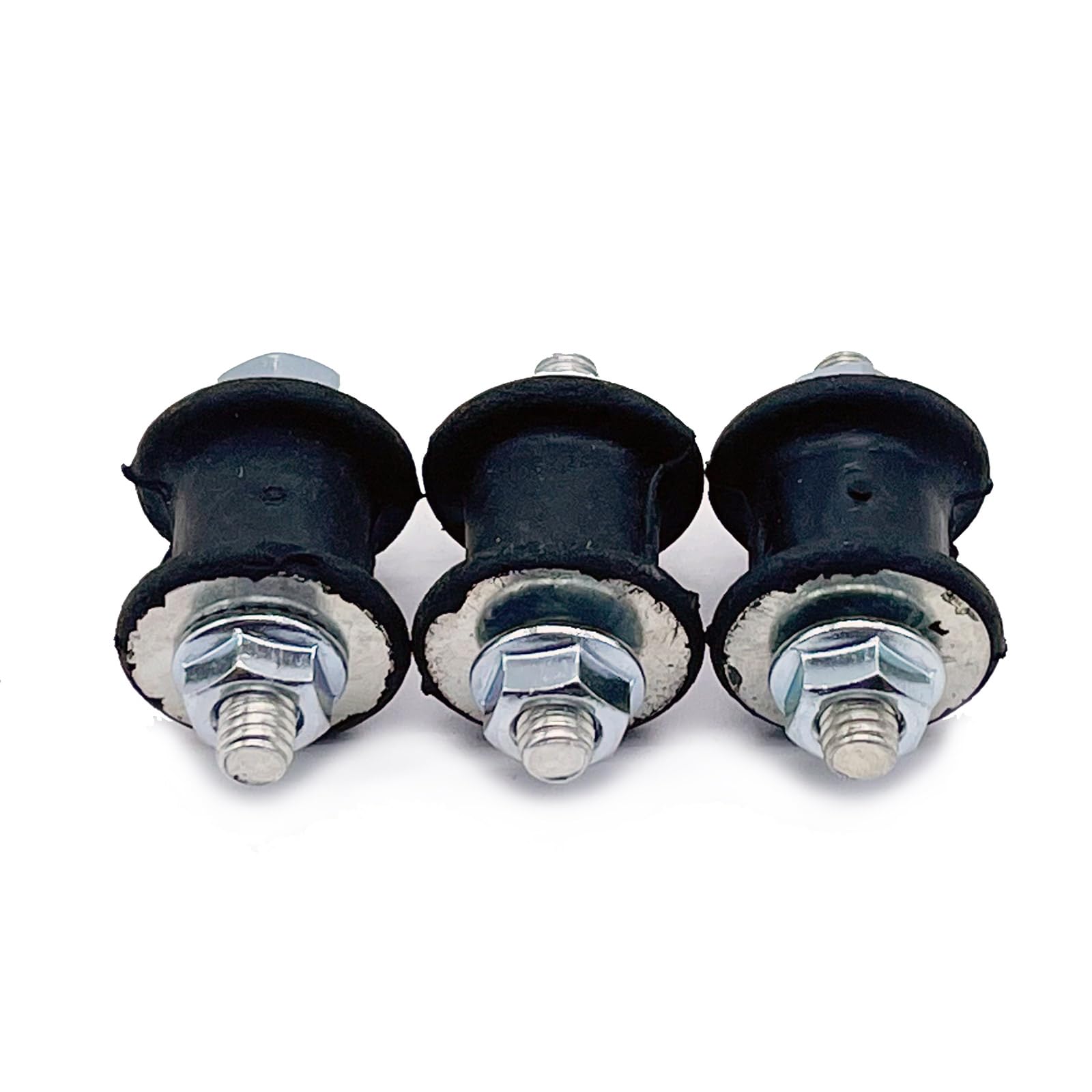 LEXOR Anti-Vibration Rubber M6, Set of 3, Engine Mount, Air Conditioner, Outdoor Unit, Compressor, 20-20 M6-8