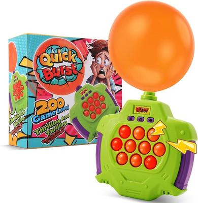 Fast Push Bubble Game Whack A Balloon Game Light Up Puzzle Speed Push Game Squeeze Sensory Toy Handheld Fidget Game Toy for Kid & Adult Party Game Toy