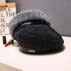 Chic Korean-Style Starry Sky Beret - Versatile Spring/Autumn Letter Hat for Women