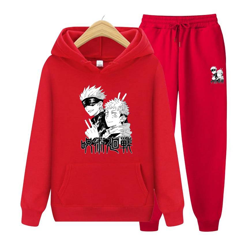 

Спортивный костюм с принтом аниме, комплект из 2 предметов, толстовки с длинными рукавами для мужчин и женщин, пуловер с капюшоном, толстовка, верхняя куртка XL