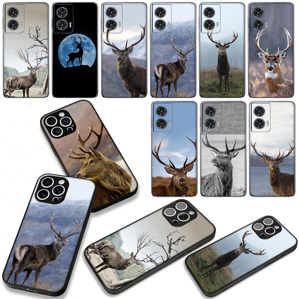 Deer Hunting Phone Cover Case for Apple iPhone 16 15 14 Plus 13 12 Mini 17 Pro Max + 16E Air 16+ ProMax Casing
