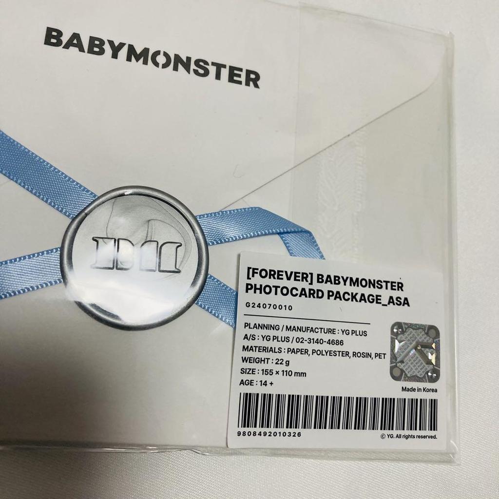 [USED] BABYMONSTER ASA FOREVER Photo Card Package