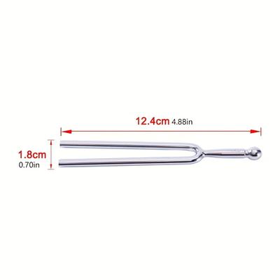 1pc  A 440 Hz Tuning Fork Violin Viola Cello A Tone Tuner Stainless Steel Musical Instrument Accessories Gift