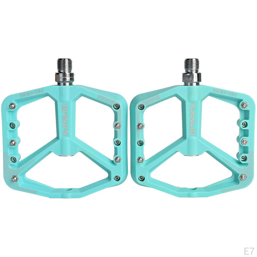 Bike Pedals Mountain Road Nylon Fiber Cycling Cycle Platform BMX Bikes