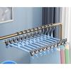 10Pcs Pants Rack, Pants Storage, Household Non-Marking Pants Clip, Non-Slip Jk Hanger, Stainless Steel Skirt Clip, Drying Hanger, Delivery