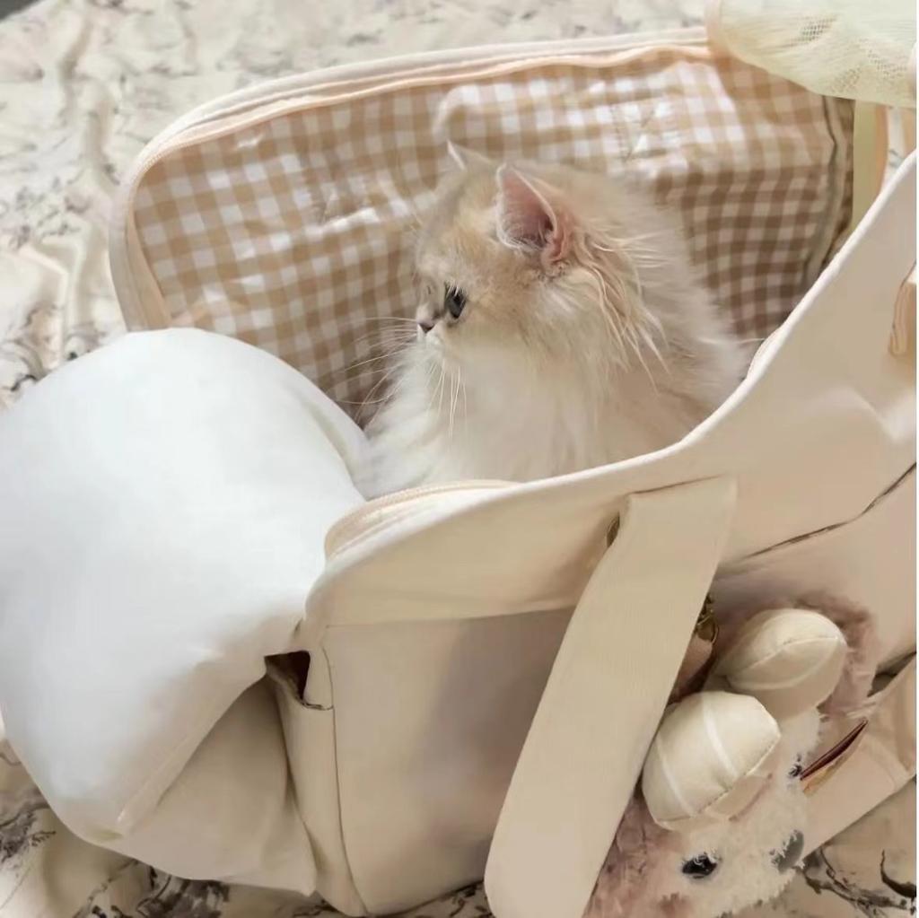 Pet Outing Bag Crossover Pet Backpack Cat Nest Dog Outdoor Travel Bag Dogs Accessories Dog Car Seat