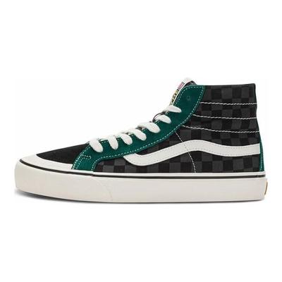 Zapatillas de Skate Sk8 Vr3 Retro Trend de Caña Alta Unisex Zapatillas Deportivas Negro Gris Verde VN0A4BX7ACW