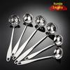 Qianxing 304 Stainless Steel Long Handle Soup Ladle Set