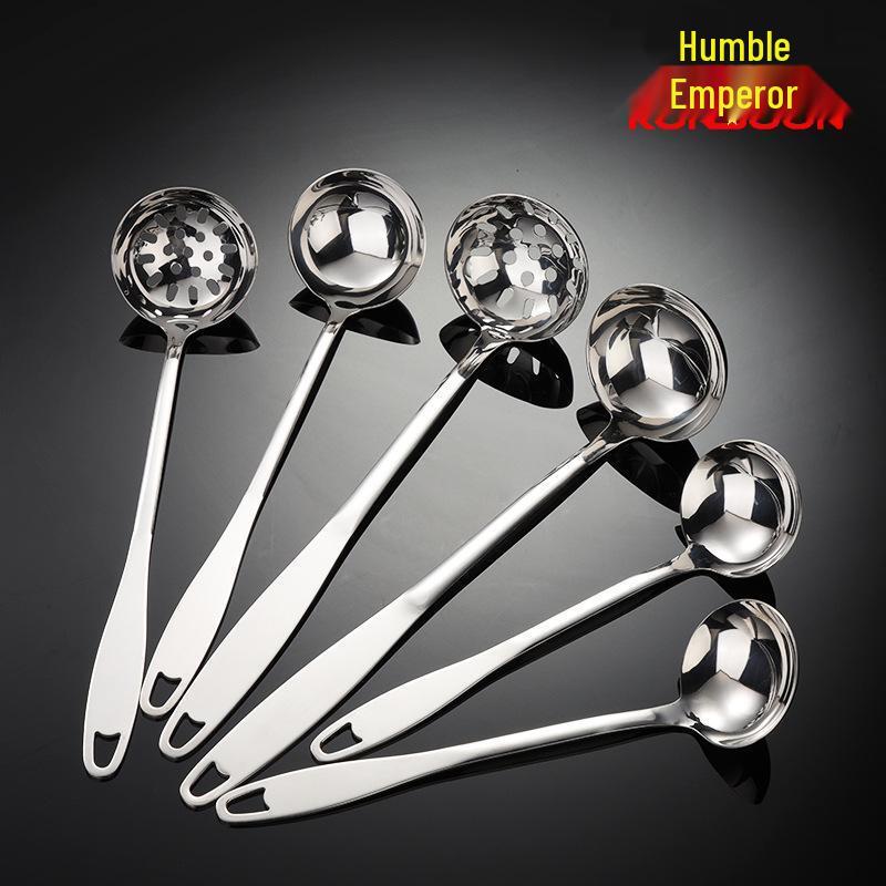 Qianxing 304 Stainless Steel Long Handle Soup Ladle Set