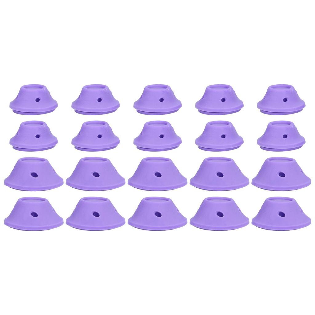 20 Stück Lockenwickler Silikon Haar Style Wave Former Pilzförmige Lockenwickler Set Home für Frauen