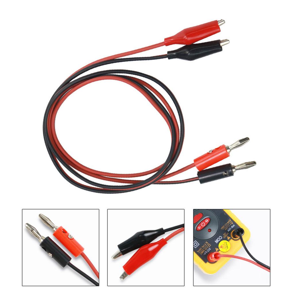 Elektrisches Multimeter-Messleitungsset mit Krokodilklemmen, Prüfhaken, Prüfspitzen, Leitung, Profi-Set, 1000 V, 10 A, 20 A