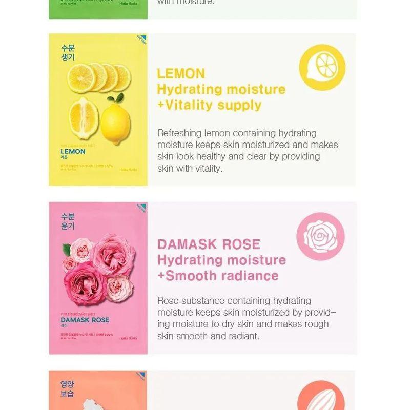 HOLIKA HOLIKA Pure Essence Mask Sheet - 12 Types