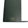 LOUIS VUITTON R20407 Taiga leather Notebook cover green leather Used