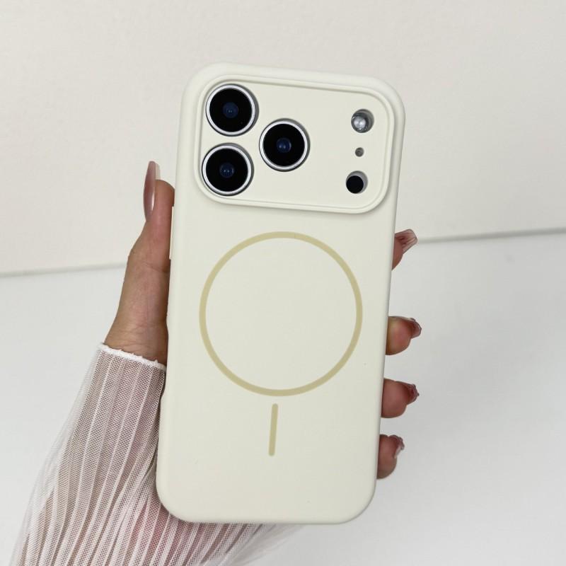 Liquid Silicone AI Integrated Button Suitable IPhone 17 PROMAX Precision Hole Magnetic Phone Case Apple Air iPhone 13
