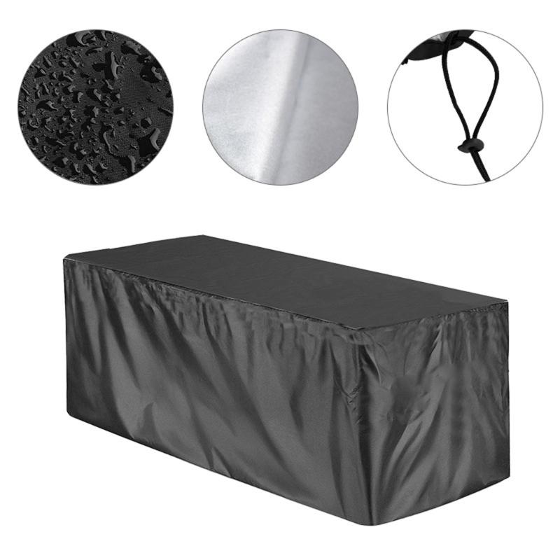 Waterproofed Garden Storage Box Cover Outdoor Deck Box Protecting Cover for Outdoor Storage Deck Box
