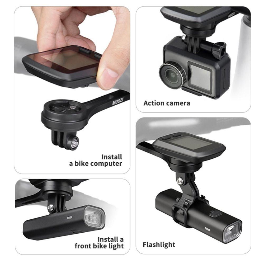 Aluminum Zinc Zinc Alloy Multifunctional Mount Adapter Three Bases Computer Extension Bracket  Bicycle Mount