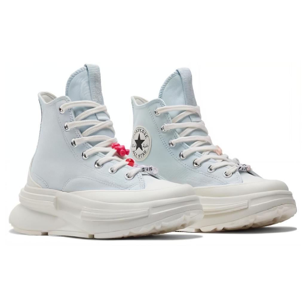 Converse Run Star Legacy CX Platform High DIY Beads Women Sneakers Blue Aqua-Mist Egret A06094C