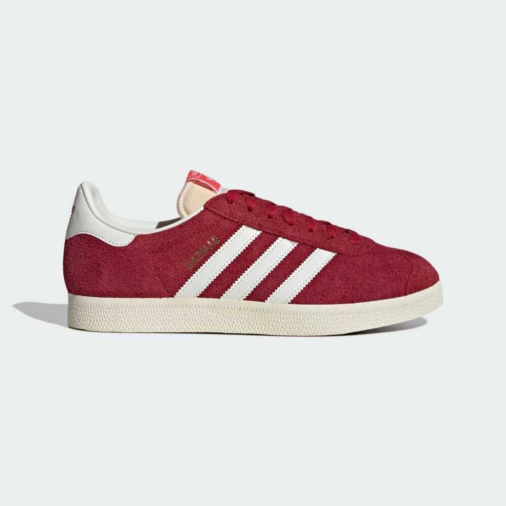 IF9652 Adidas Originals Gazelle Team Victory Red Off White Cream White (Men's)