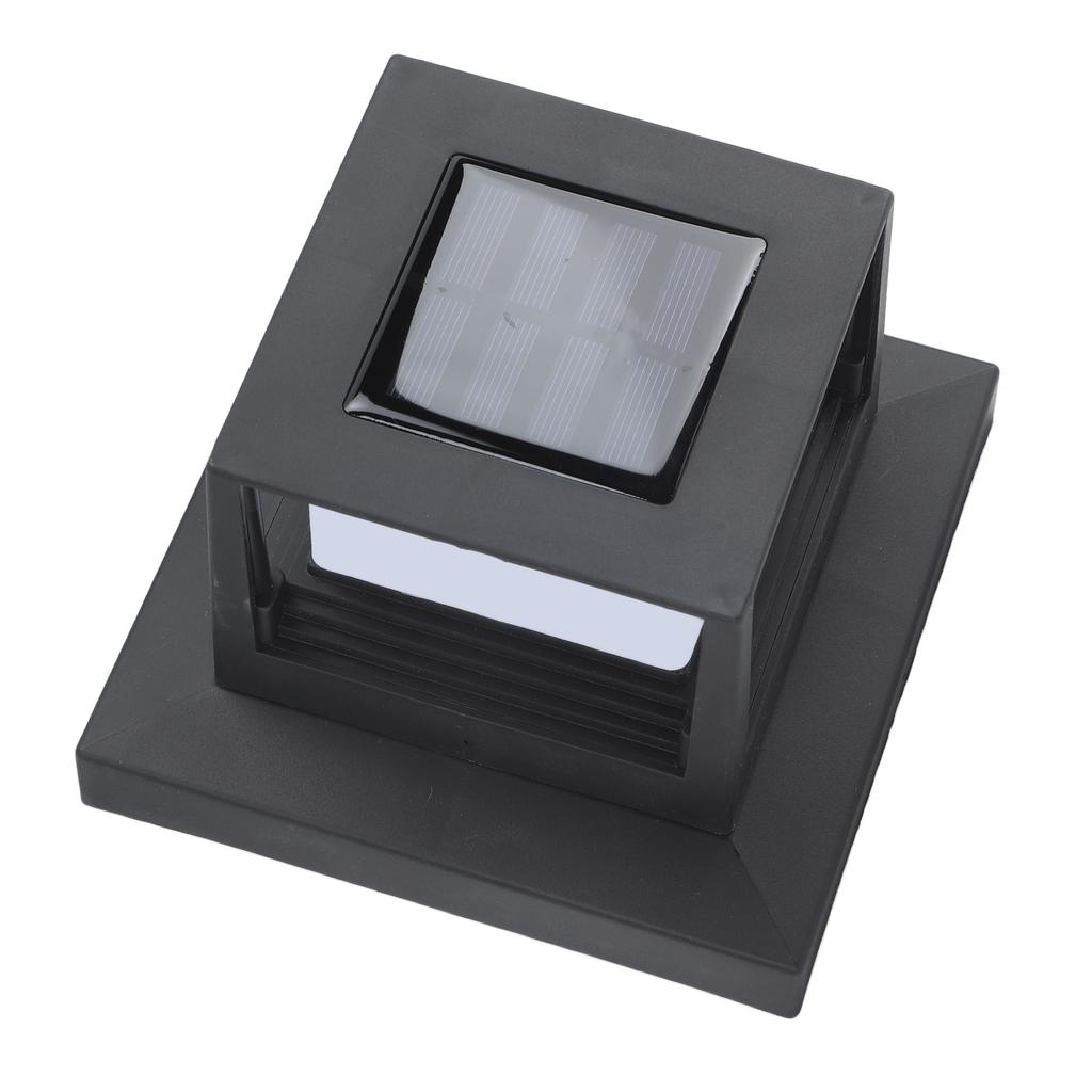 Square Outdoor Fence Post Cap Light Solar Post Light LED Landscape Lighting for Household Garden Courtyard Fence Dual