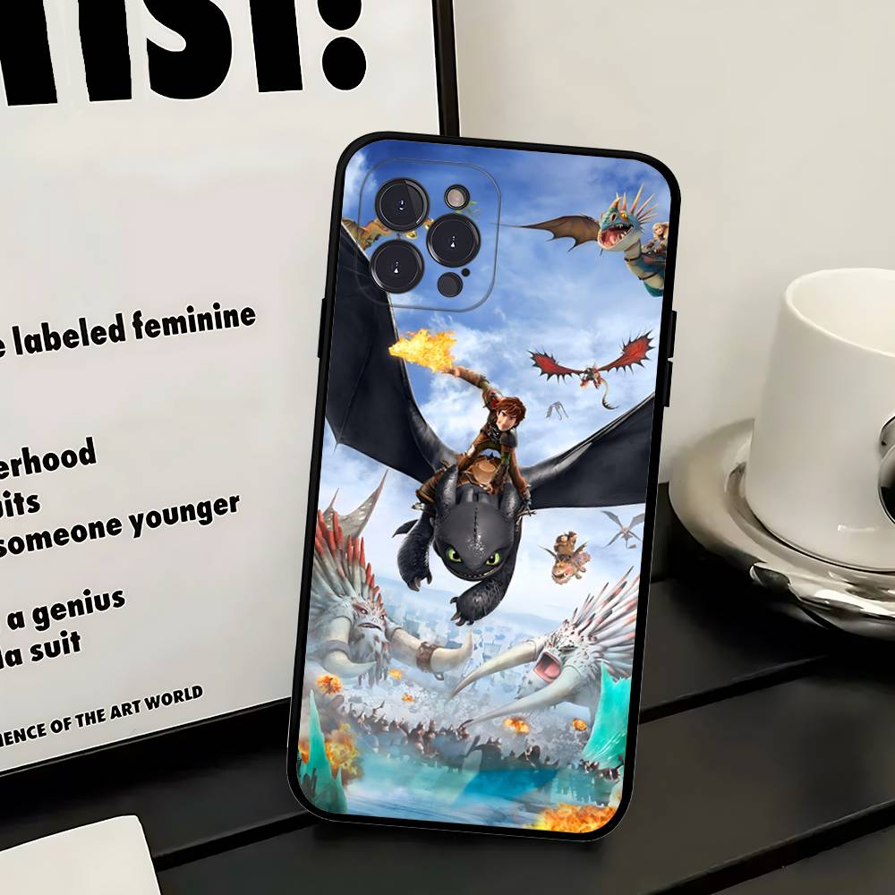 

Lovely Couple Toothless Fury Dragon Phone Cover Case For IPhone 13 12 11 17 Pro Max 17 15 16 14 Plus 17Air iPhone 16 plus