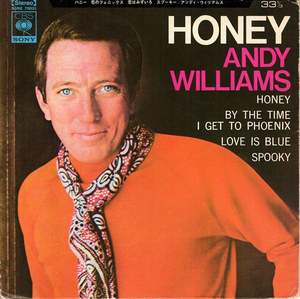 

7-дюймовая пластинка ЭНДИ УИЛЬЯМС - Honey SONE70031 CBS/Sony 1968 Япония Поп Б/У