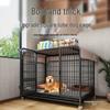 Indoor Dog Cage with Toilet for Medium to Large Breeds - Suitable for Border Collie, Golden Retriever, Bichon, and Smaller Dogs