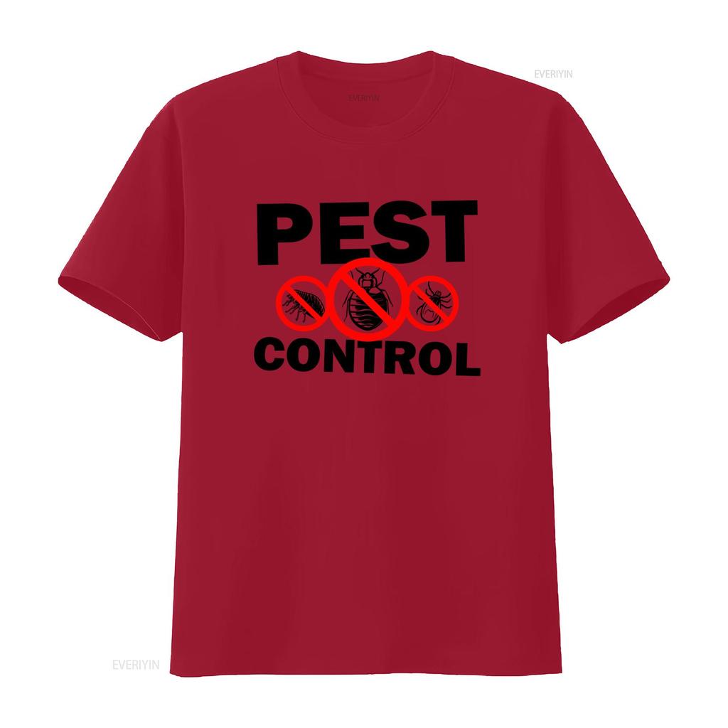 Pest Control T Shirt Exterminator Entomology Bug Worker Insect Design Perfect for Management Enthusiasts Vintage Washed