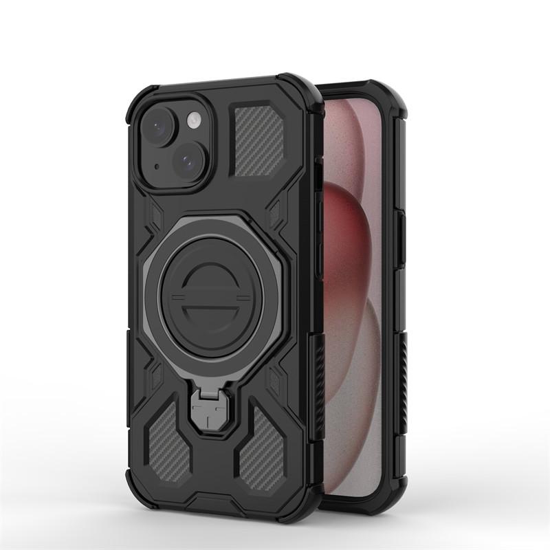 Magnetic Armor Case For iphone 15 Cases For apple iphone 15 Pro iphone 15 Pro Max Cover Magsafe Wireless Charging Phone Cover