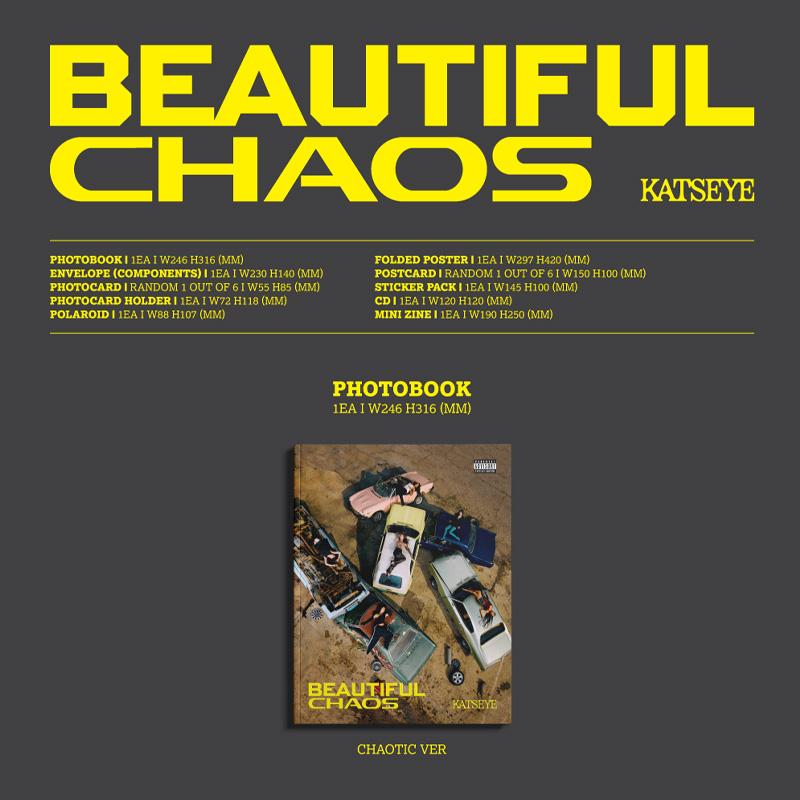 [PRE ORDER] KATSEYE – BEAUTIFUL CHAOS (Photobook Ver. Total 2 Versions)