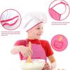 Complete 26 Piece Kids Kitchen Baking Set With Colorful Apron Chef Hat And Accessories