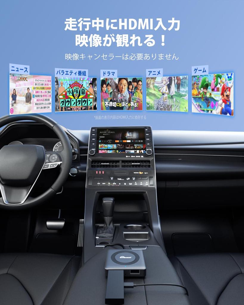 OTTOCAST New Car TV Mate Max HDMI Output TV Can Be Android Auto Replacement Adapter Included [Official] Stick/screen caster/DVD Etc.