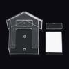 Wireless Doorbell Waterproof Cover Clear House Shape Doorbell Rain Cover  Plastic Doorbell Protector Box Cover