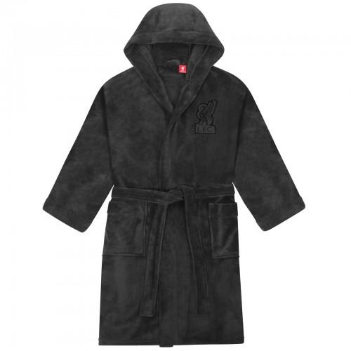 Liverpool FC Men's Plain Fleece Dressing Gown