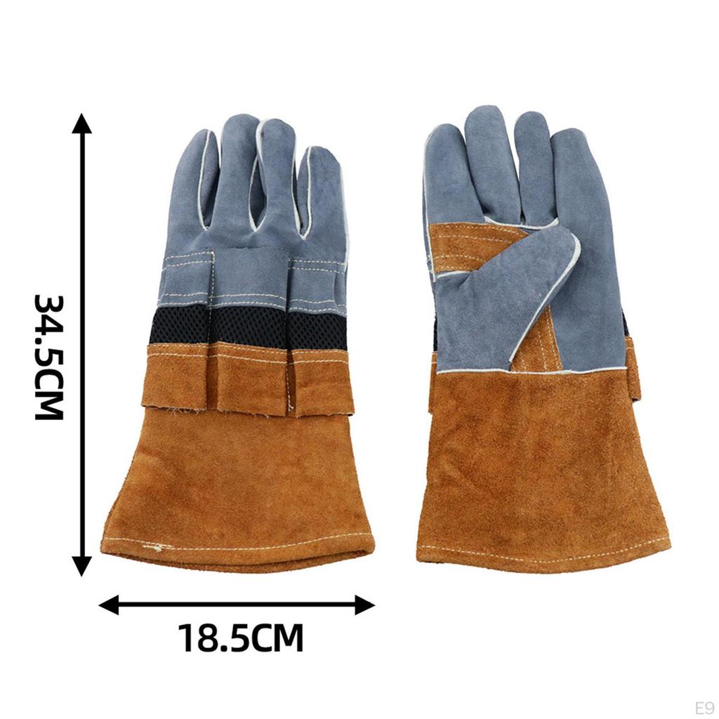 Resistant Outdoor Oven Insulation Leather BBQ for Fireplace High Temperature Anti Scalding