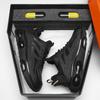 Breathable sports men's air cushion sneakers men's summer fashion new ultra-light black running shoes