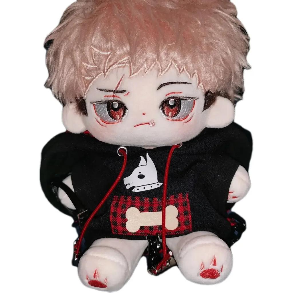 20cm Jujutsu Kaisen Itadori Yuji Anime Game Attribute Handsome Kawaii Monster Cotton Stuffed Body Cosplay Xmas Gift