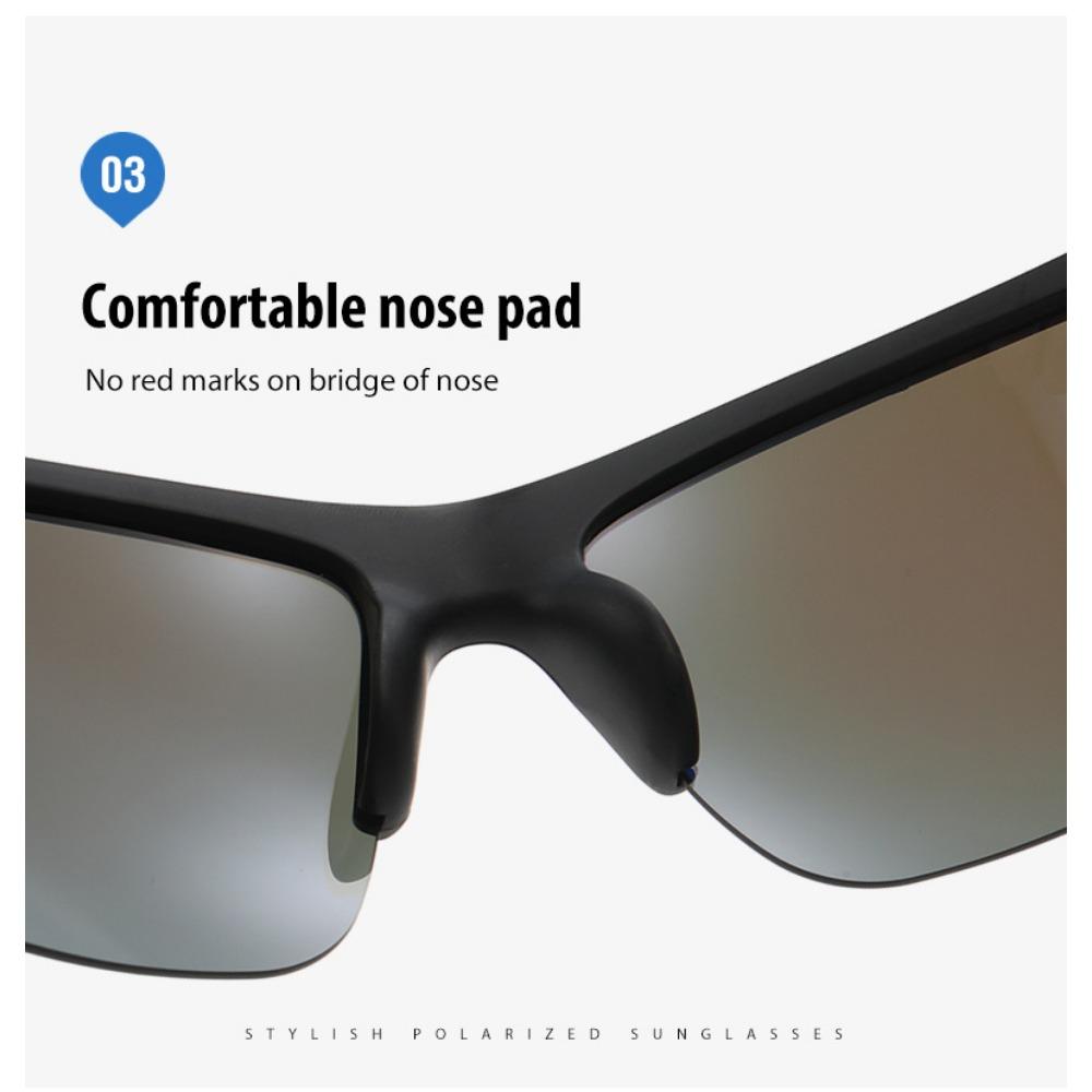 aoron Sunglasses Men's Outdoor Colorful Polarized Sunglasses Fashion Sunglasses