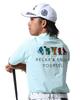 GATCHA Golf Hybrid Multifunctional Fish Five Mock Neck T-Shirt, Men's and Women's Sports Golf Shirt, Short Sleeve, Mint Green, Size M (252GG1003)